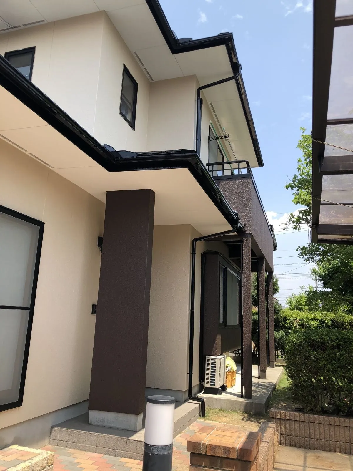 施工後<br>付帯部、天井も綺麗に仕上がっています。